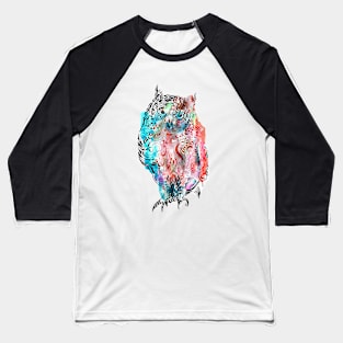 Doodle Owl Baseball T-Shirt